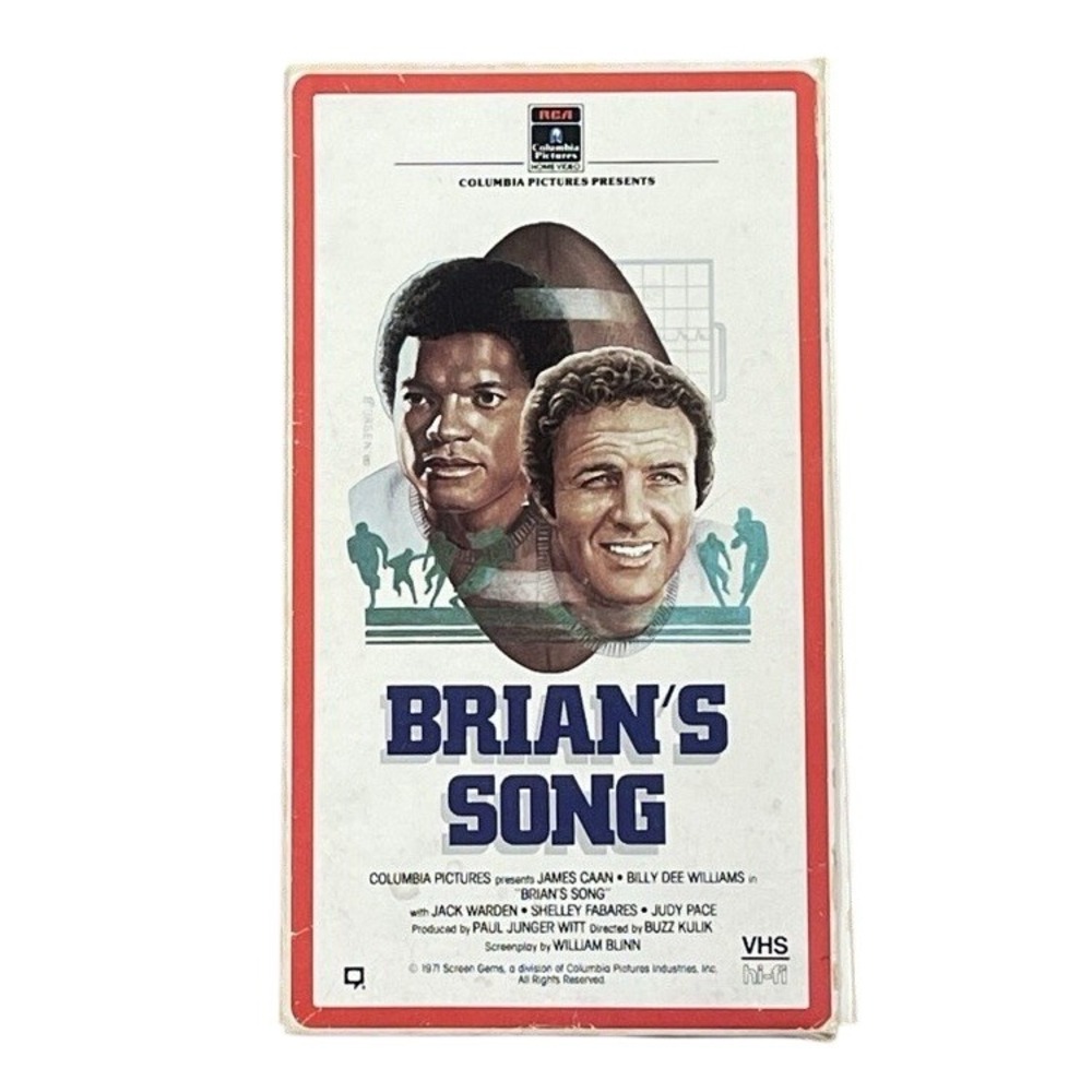 Brians Song VHS 1971 Movie James Caan Billy Dee Williams RCA Columbia